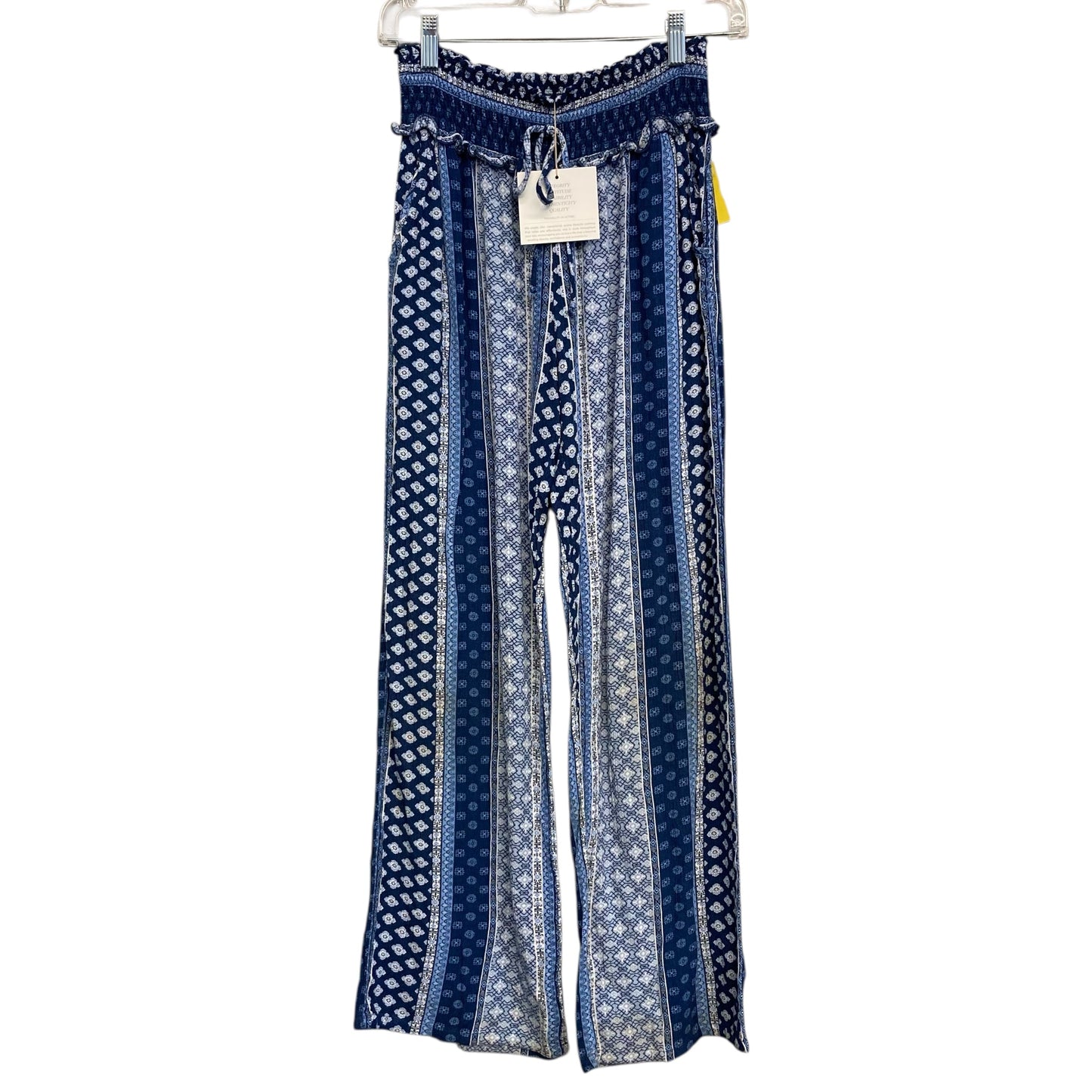 Pants Lounge By Beyond Yoga In Blue & White, Size:S