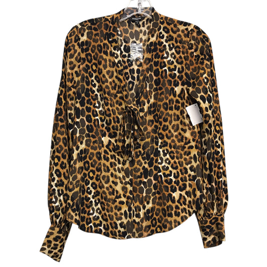 Top Ls By Express In Animal Print, Size:S