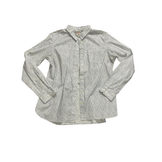 Top Ls By Duluth Trading In Blue & White, Size:L