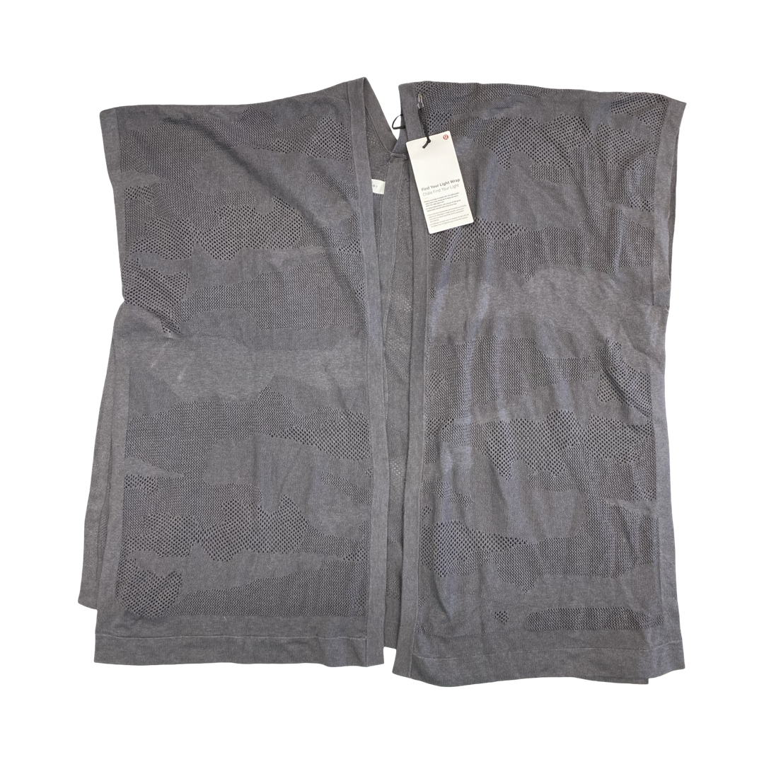 Sweater Cardigan By Lululemon In Grey, Size:Osfm
