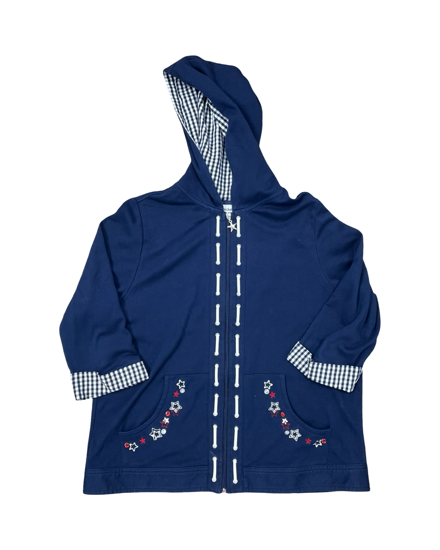 Jacket Other By Breckenridge In Blue, Size:1X