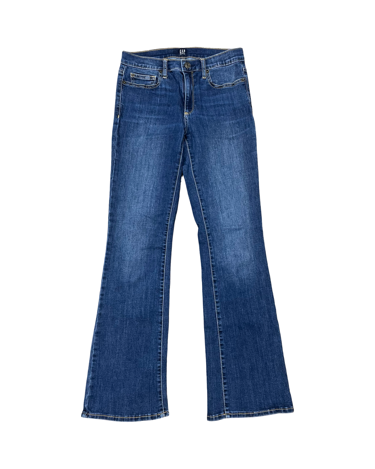 Jeans Boot Cut By Gap In Blue Denim, Size:6