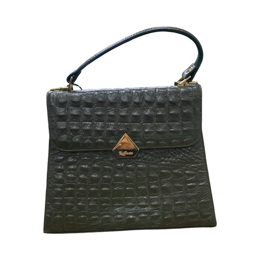 Handbag By Raffinato In Green, Size:Medium
