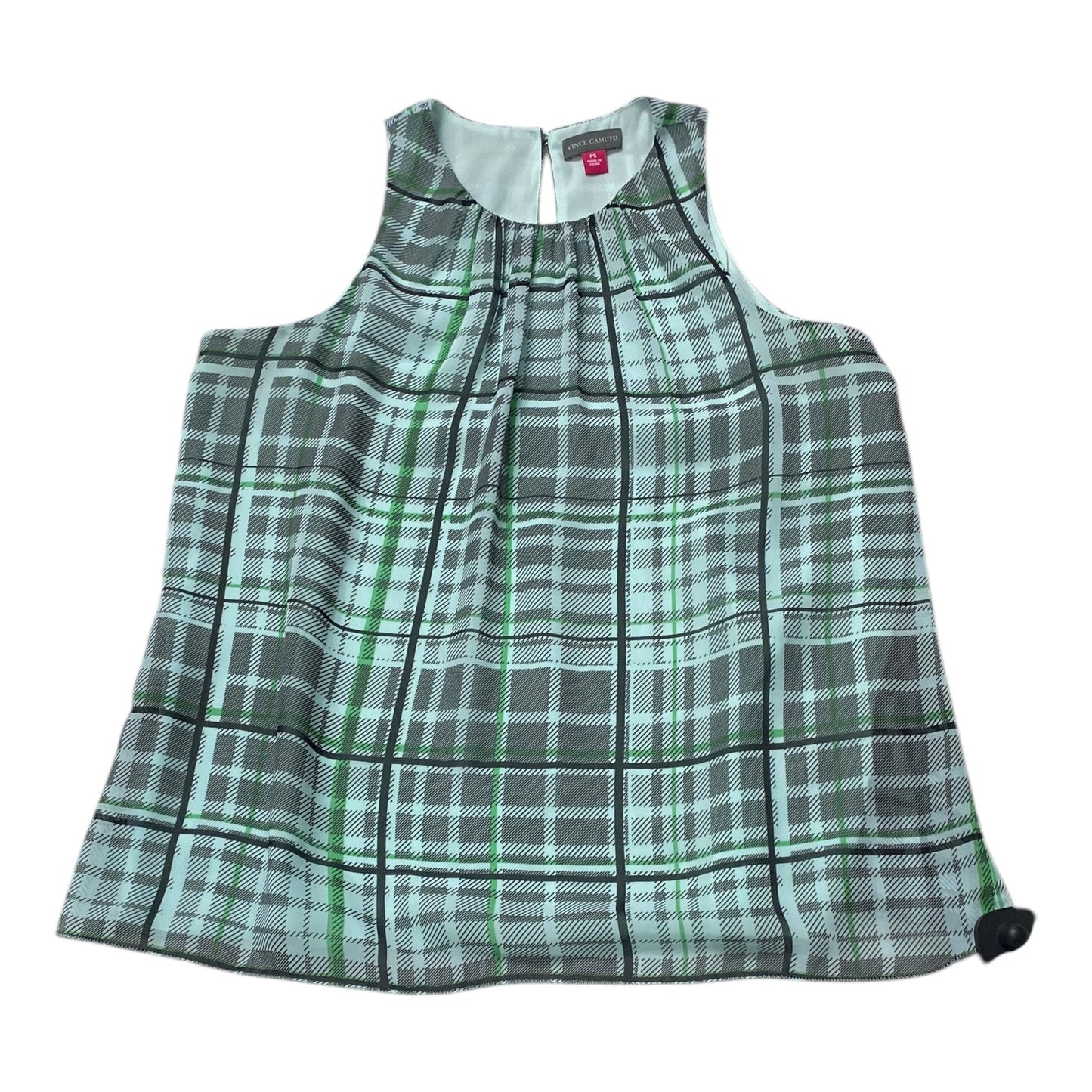 Top Sleeveless By Vince Camuto In Blue & Green, Size:Sp