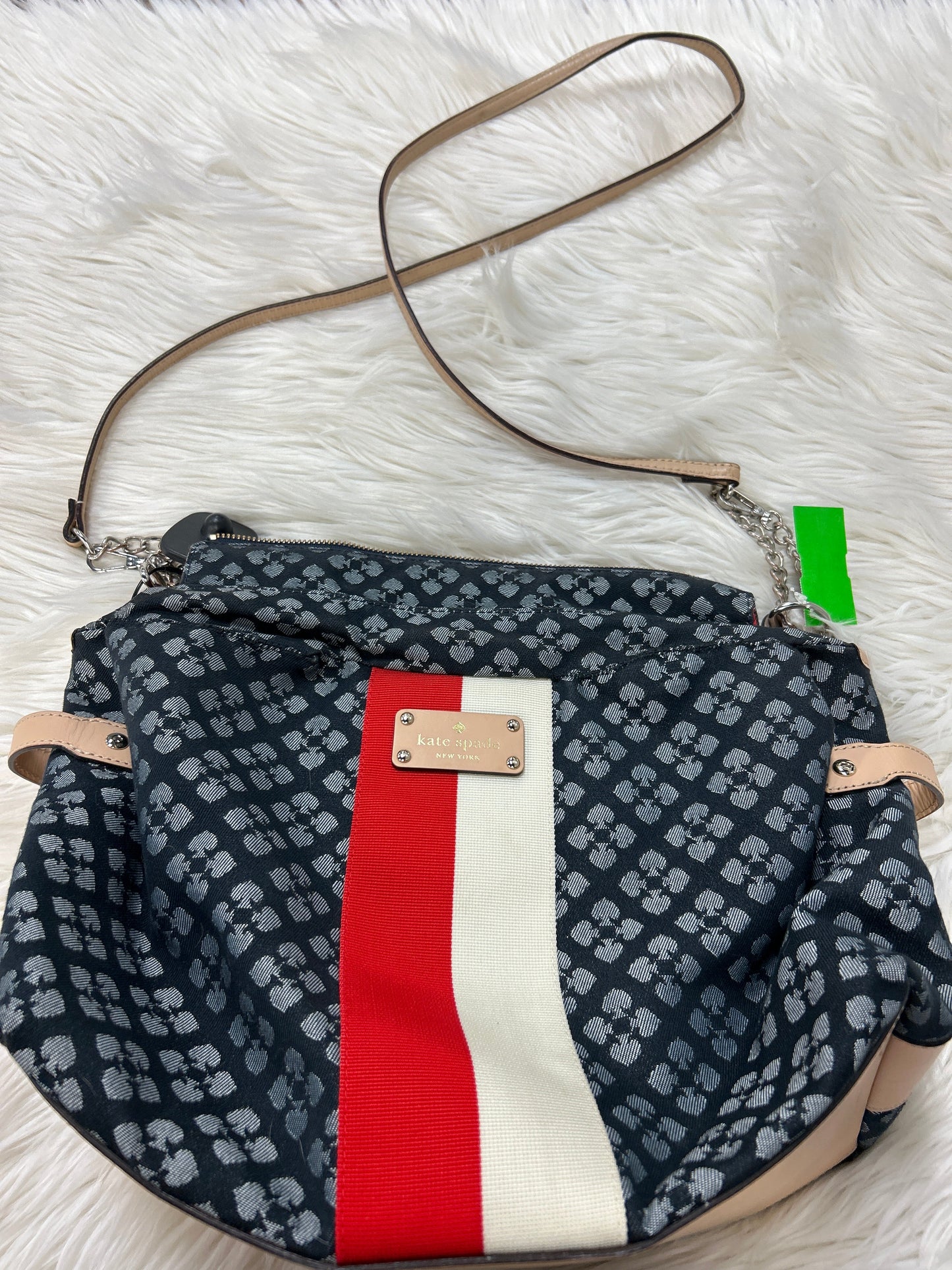 Handbag Designer By Kate Spade In Navy, Size:Large