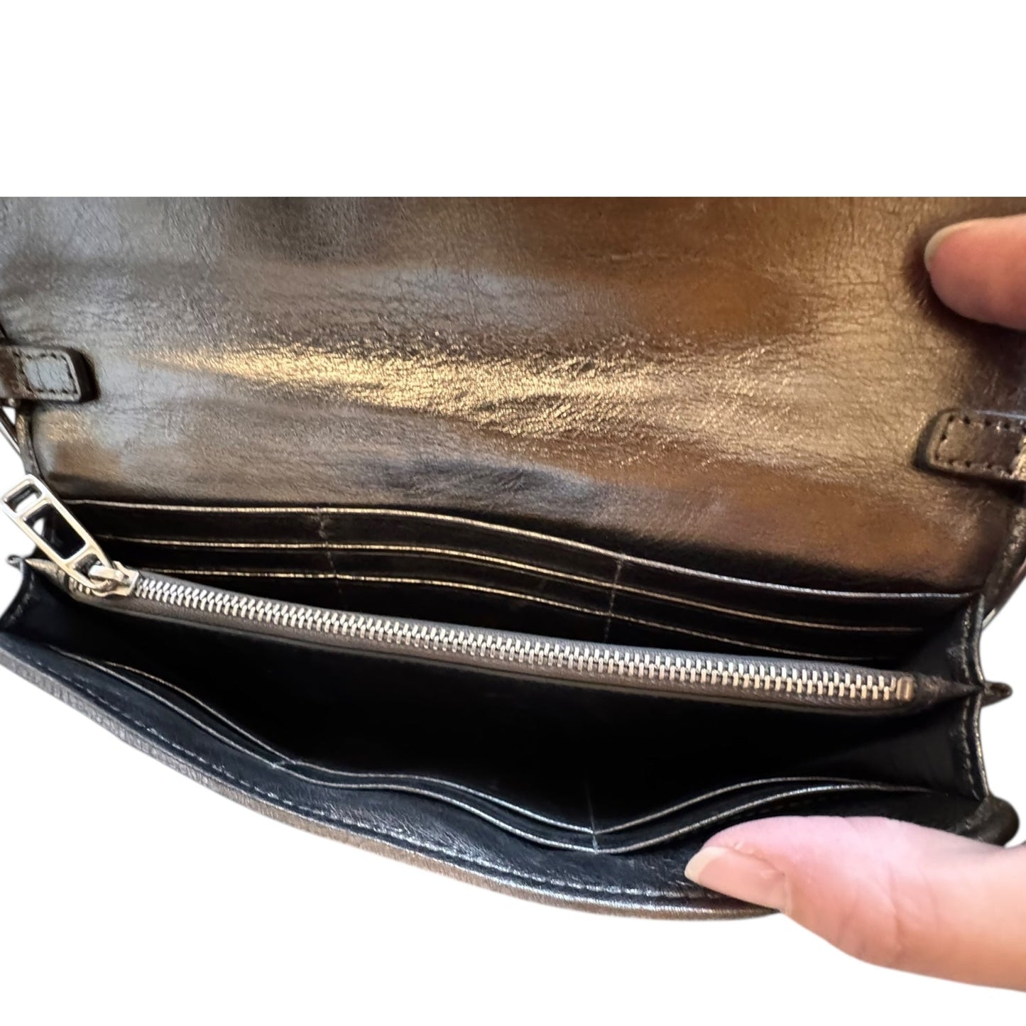 Handbag Luxury Designer By Burberry In Blue, Size:Small