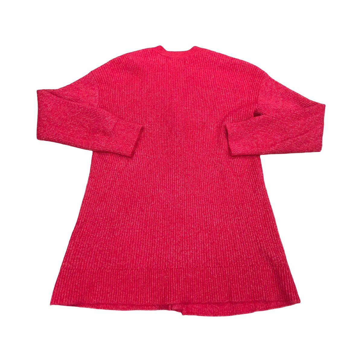 Sweater Cardigan By Loft In Red, Size:L
