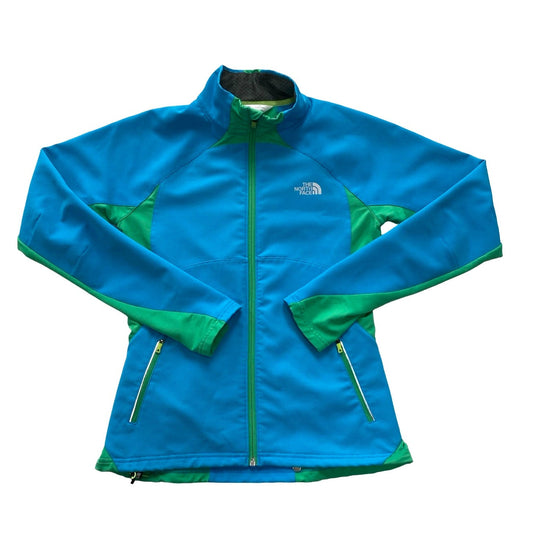 Athletic Jacket By The North Face In Blue & Green, Size:Sp