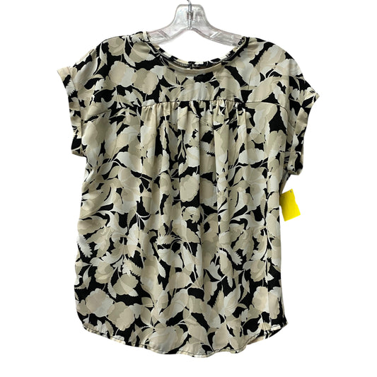 Top Ss By Loft In Cream & Tan, Size:Xs