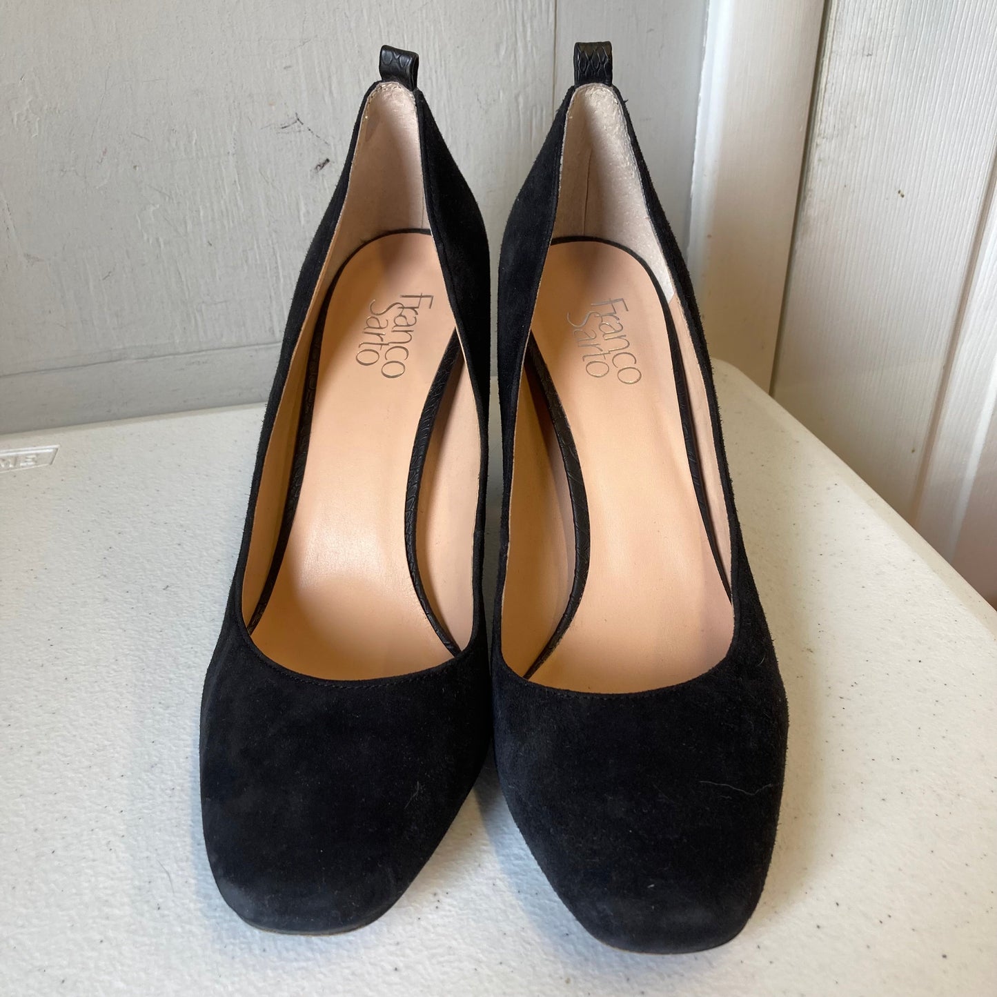 Shoes Heels Block By Franco Sarto In Black, Size:10