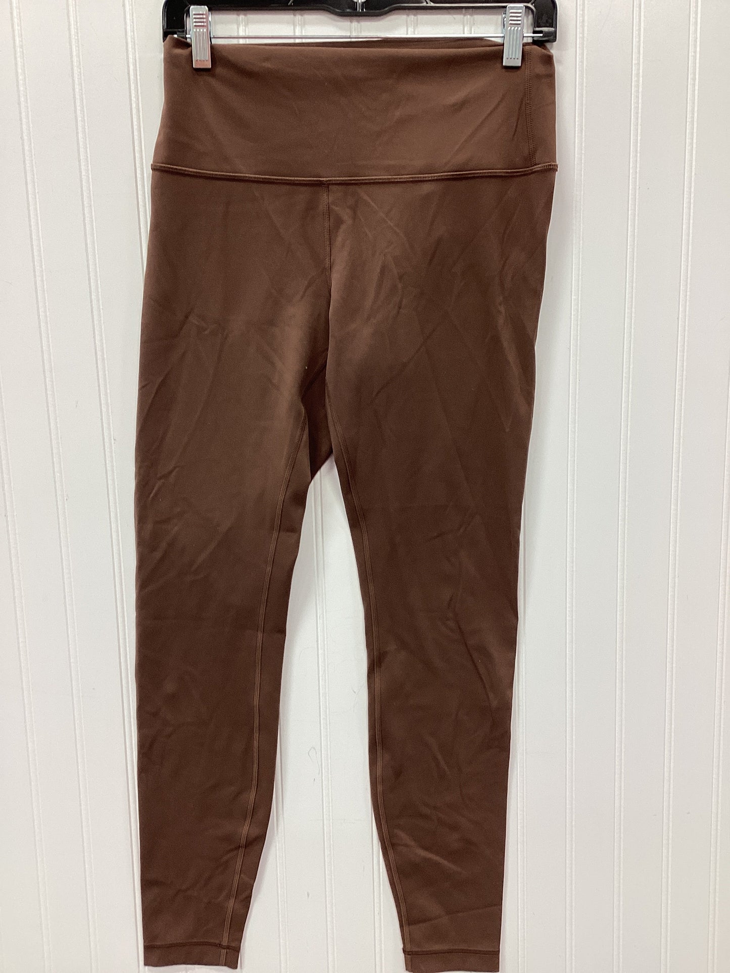 Athletic Leggings By Lululemon In Brown, Size:10