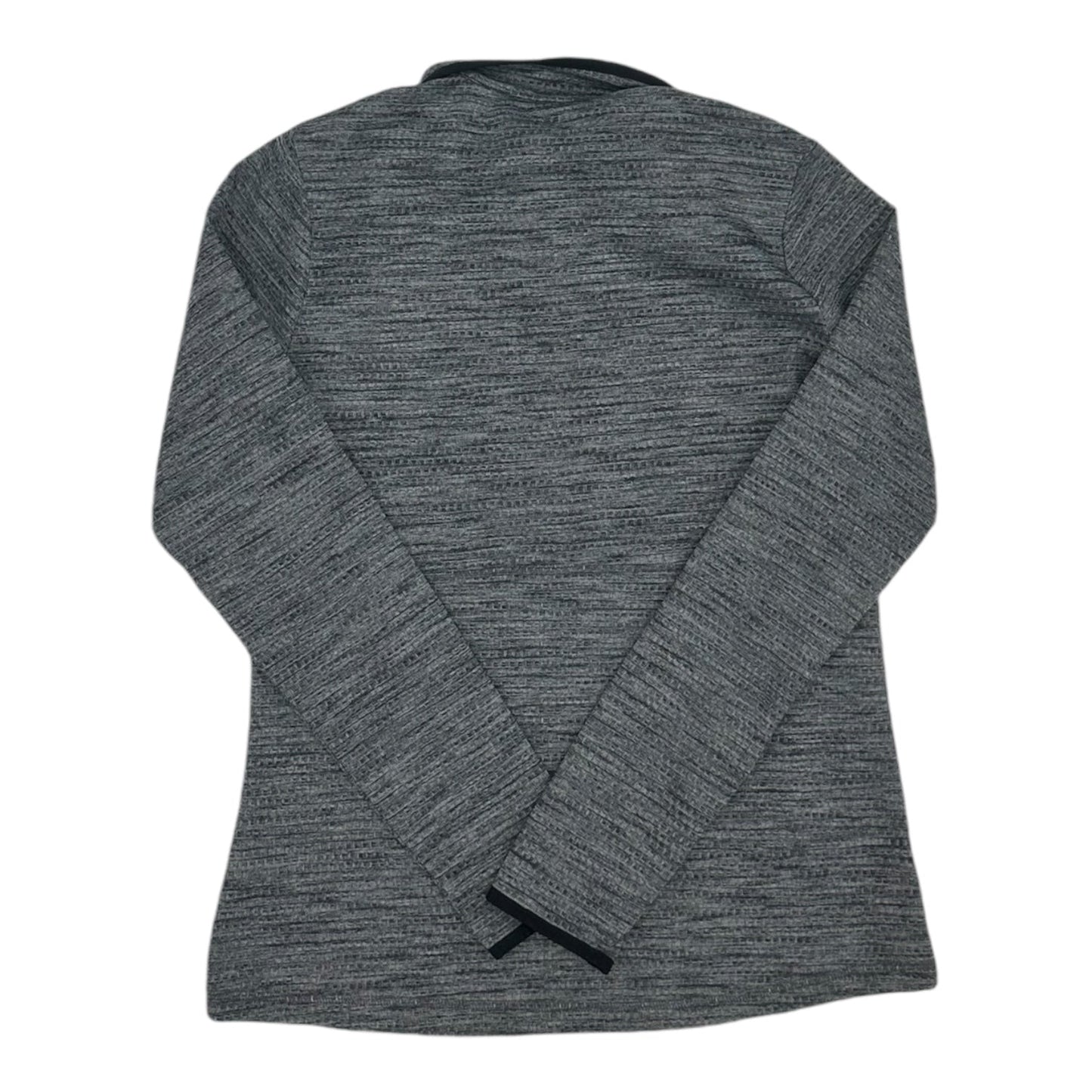 Athletic Top Ls Collar By Nike Apparel In Grey, Size:M