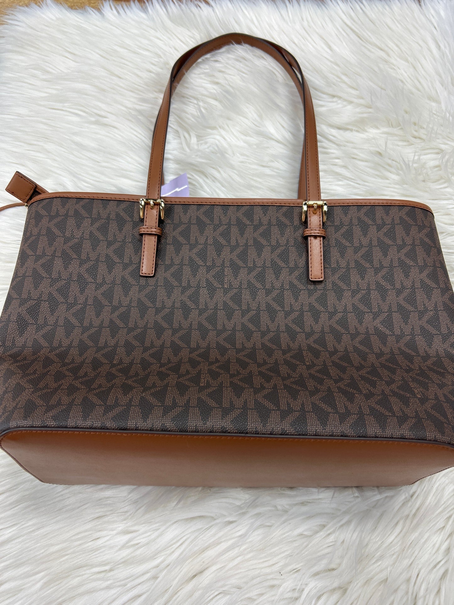 Handbag Designer By Michael Kors In Brown, Size:Large NWT