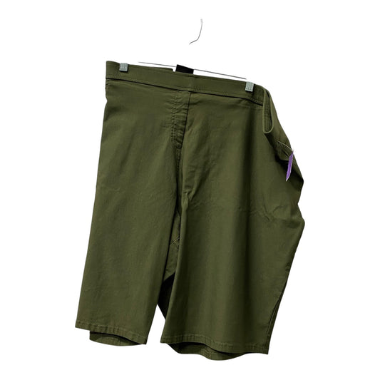 Shorts By Tahari By Arthur Levine In Green, Size:22