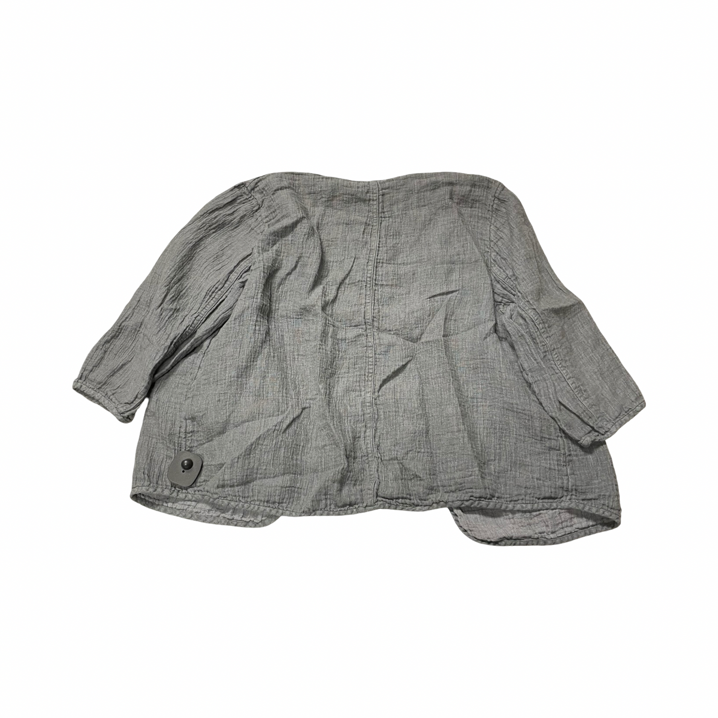 Blazer Designer By Eileen Fisher In Grey, Size:1X