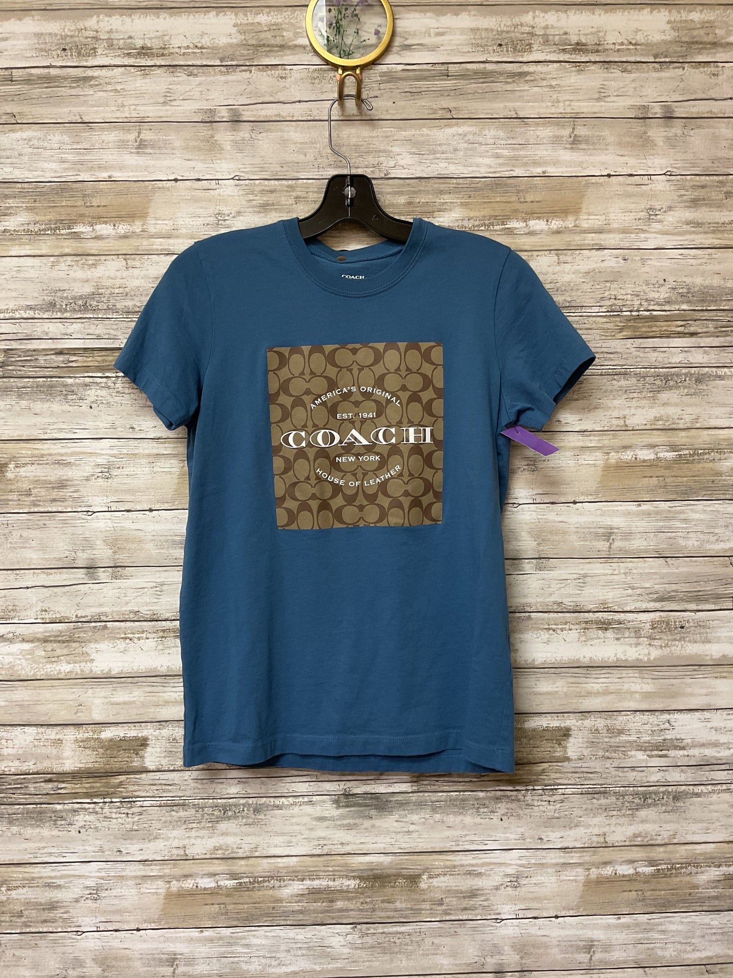 Top Ss Designer By Coach In Blue, Size:Xs