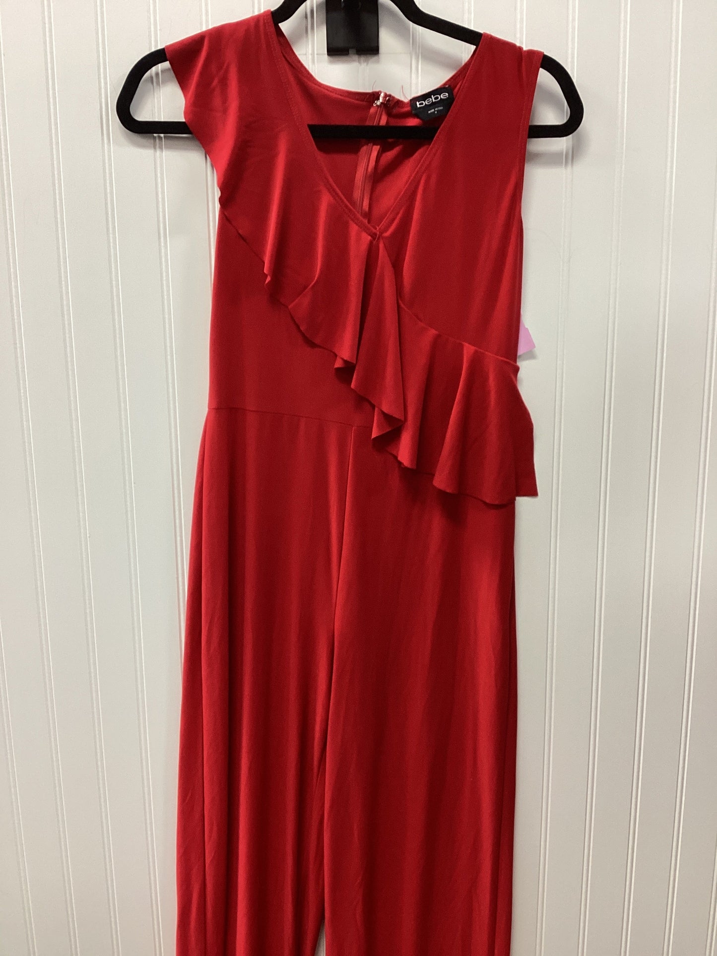 Jumpsuit By Bebe In Red, Size:S