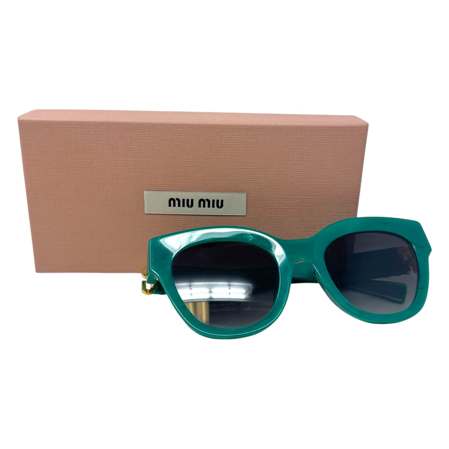 AS IS O1Y-F Sunglasses Luxury Designer By Miu Miu, Size: