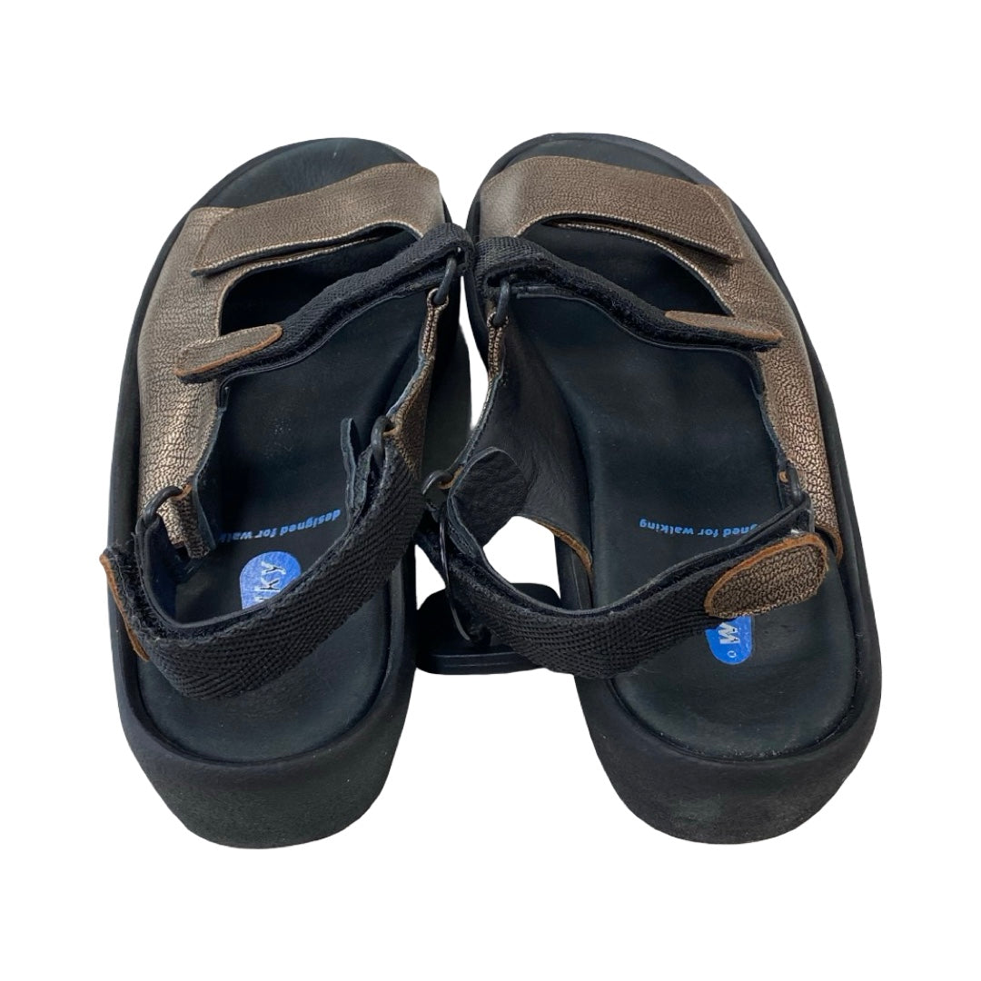 Sandals Heels Block By Cmc In Multi, Size:8.5