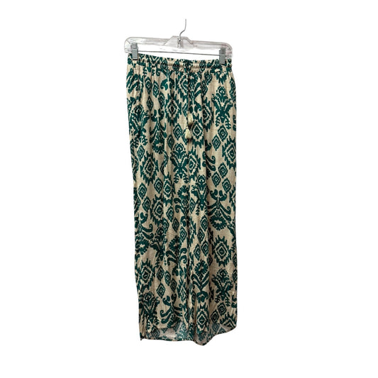 Pants Wide Leg By Cupio In Green, Size:S