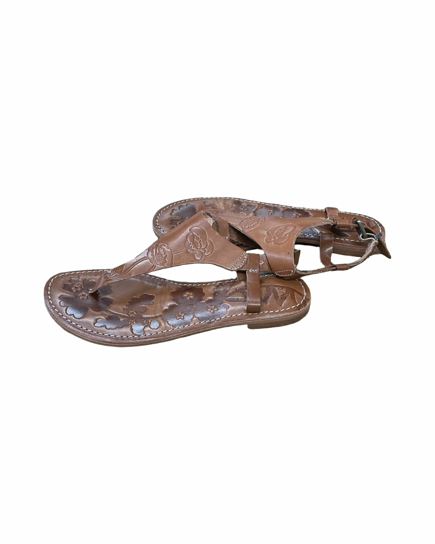 Sandals Flats By Seychelles In Brown, Size:7.5