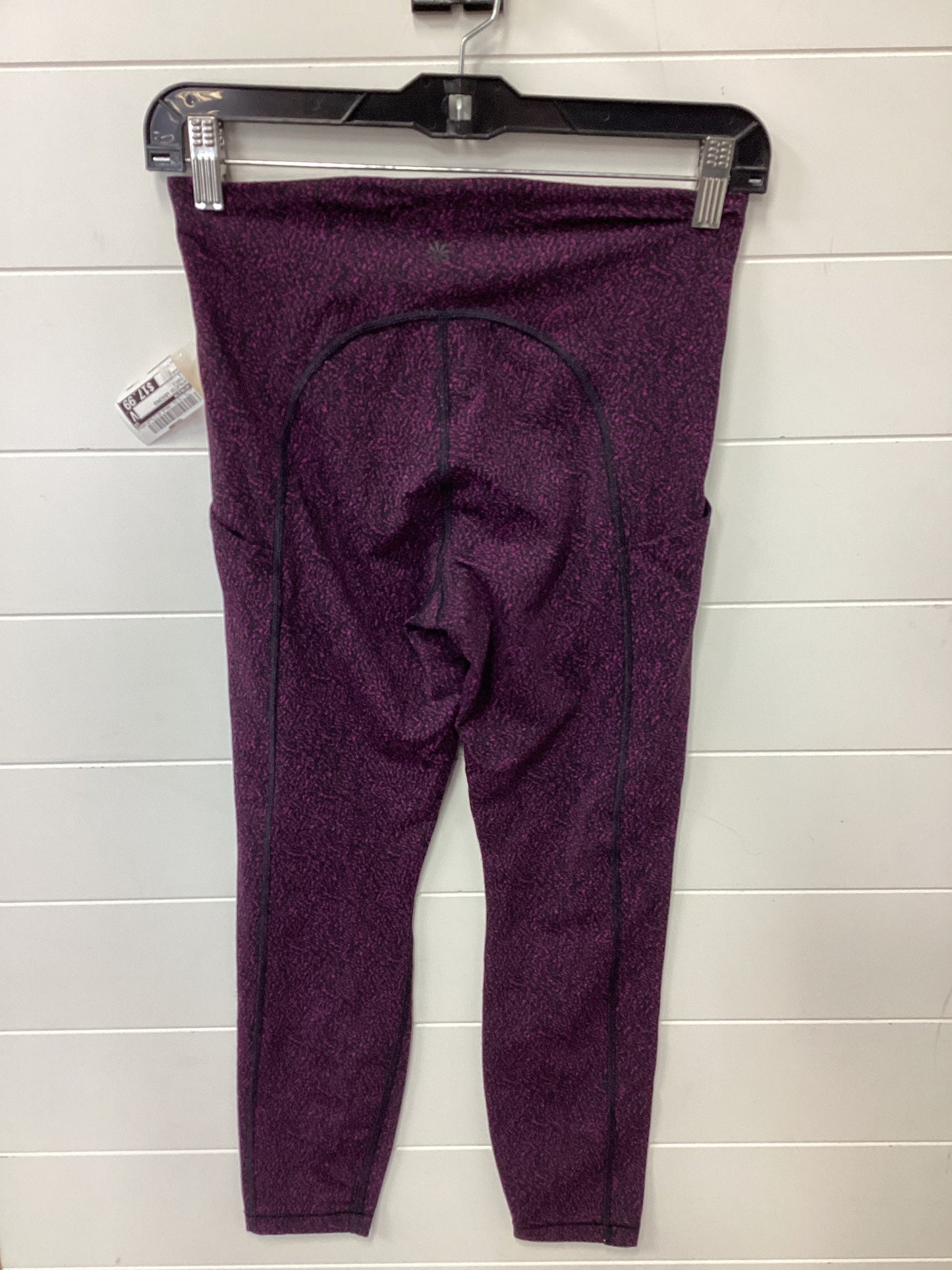 Athletic Leggings By Athleta In Purple, Size:S