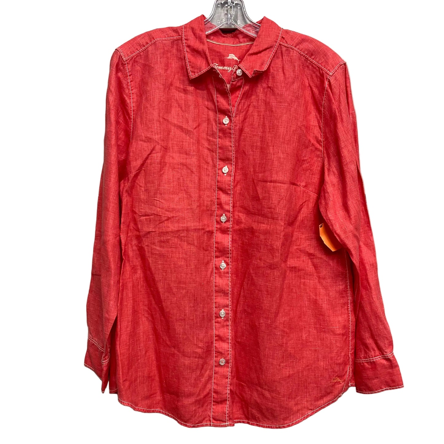 Top Ls By Tommy Bahama In Red, Size:L