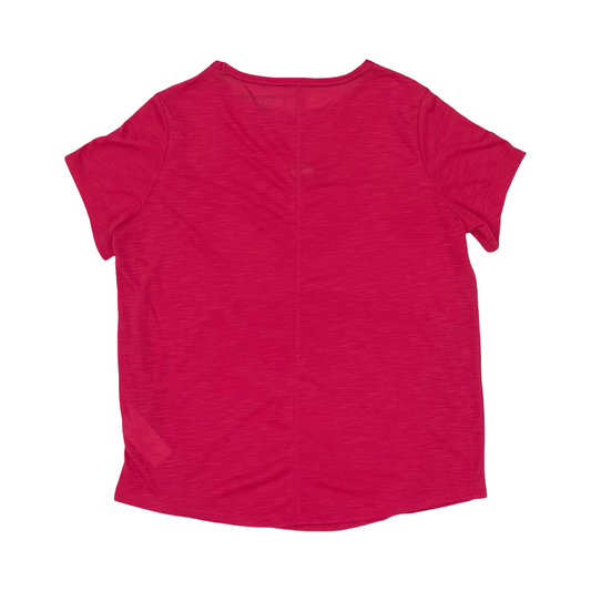 Athletic Top Ss By Tommy Hilfiger In Pink, Size:S