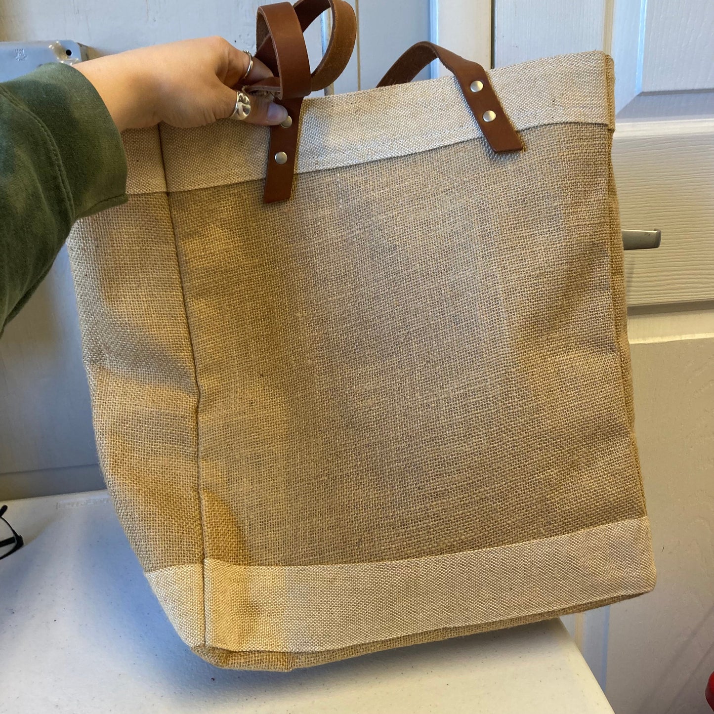 Tote By Apolis Global Citizen In Tan, Size:Medium