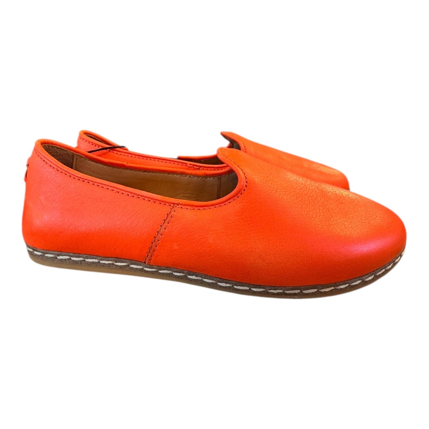 Shoes Flats By CHARIX In Orange, Size:8.5