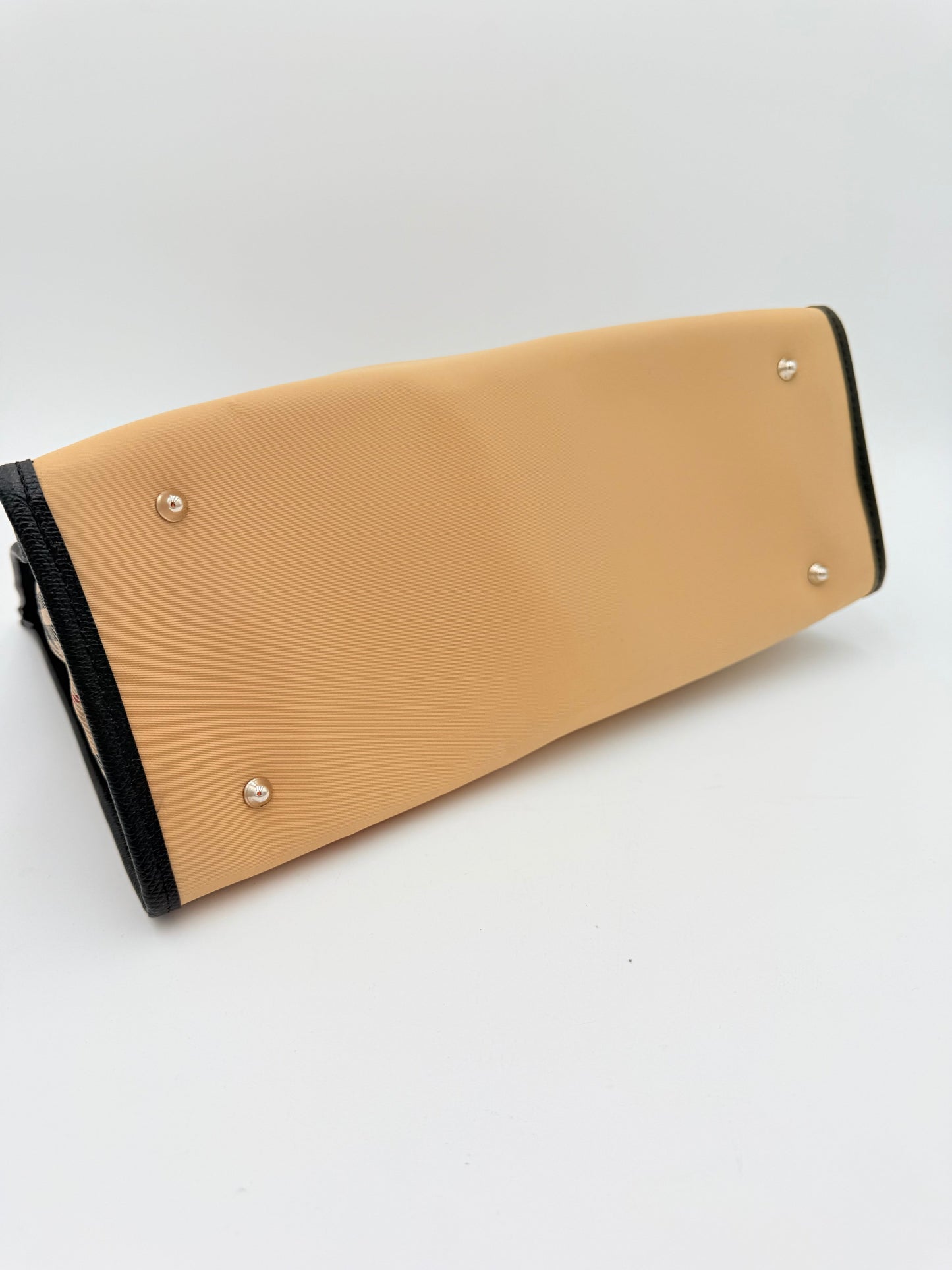 Tote Luxury Designer By Burberry In Tan, Size:Small