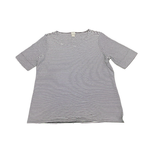 Top Ss By Chicos In Striped Pattern, Size:Xl