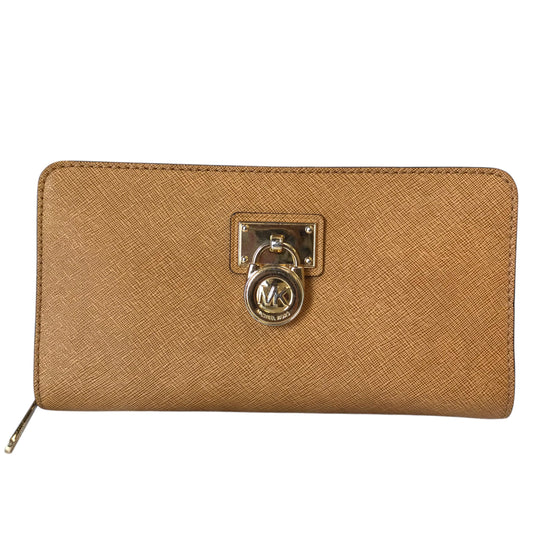 Wallet Designer By Michael Kors In Tan, Size:Large