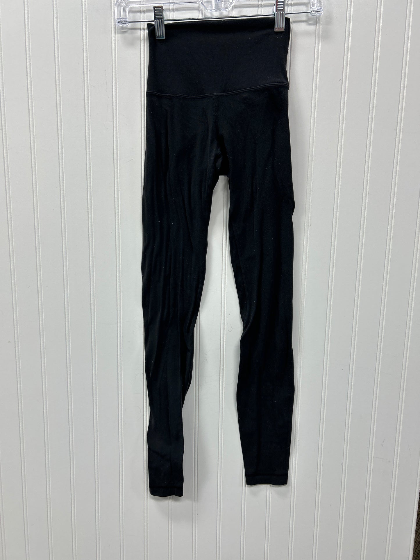 Athletic Leggings By Lululemon In Black, Size:0