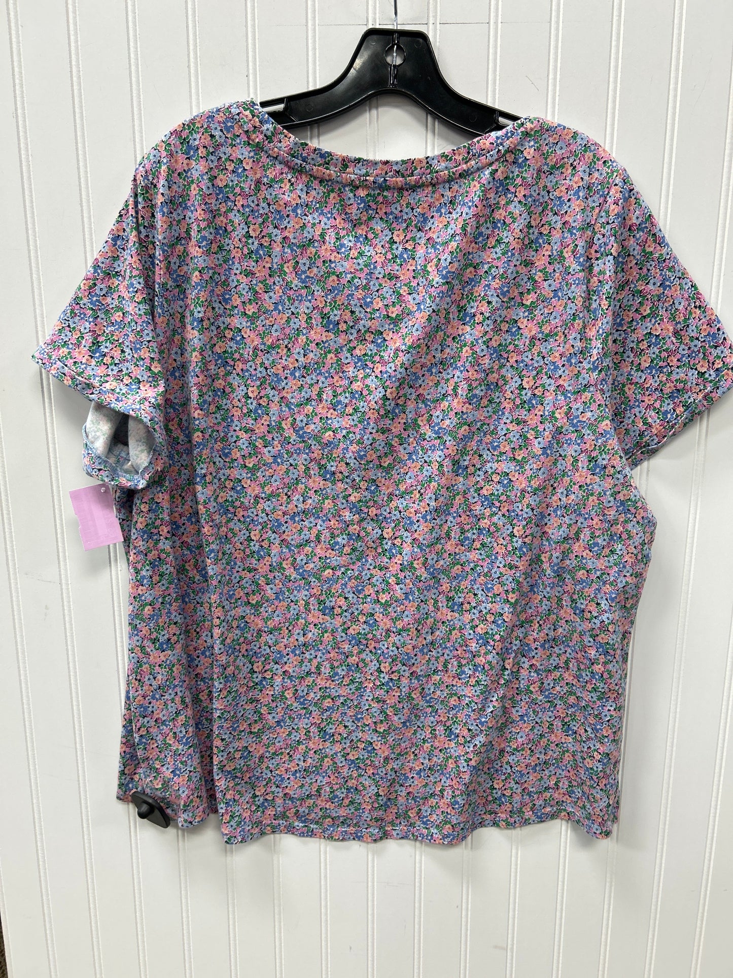 Top Ss By J. Jill In Floral Print, Size:2X