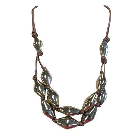 Necklace Other By Chicos In Gold