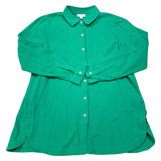 Top Ls By J. Jill In Green, Size:Xsp
