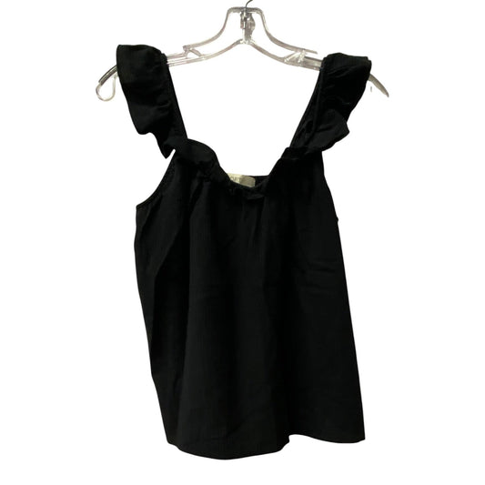 Top Sleeveless By Loft In Black, Size:Xsp