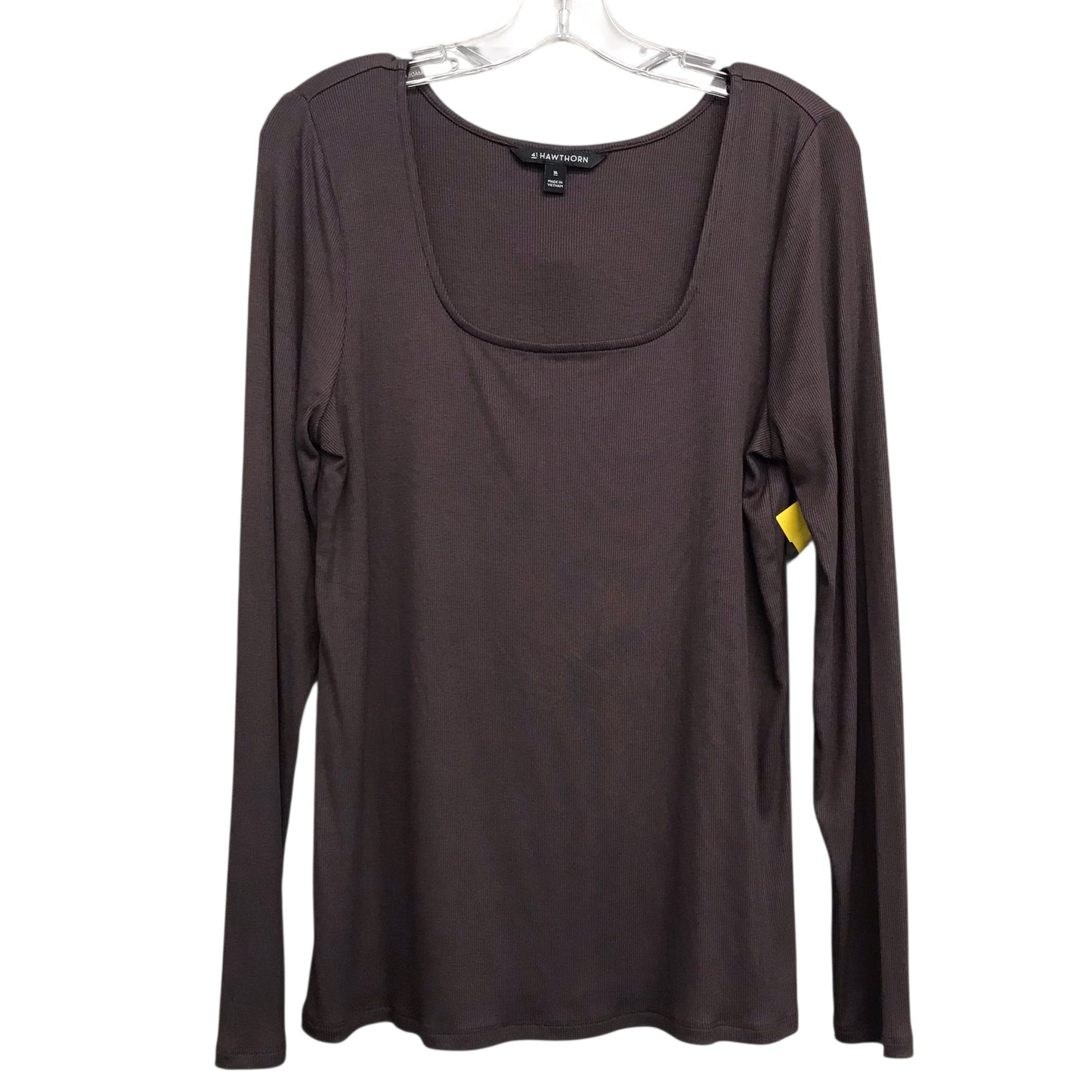 Top Ls Basic By 41 Hawthorn In Brown, Size:Xl