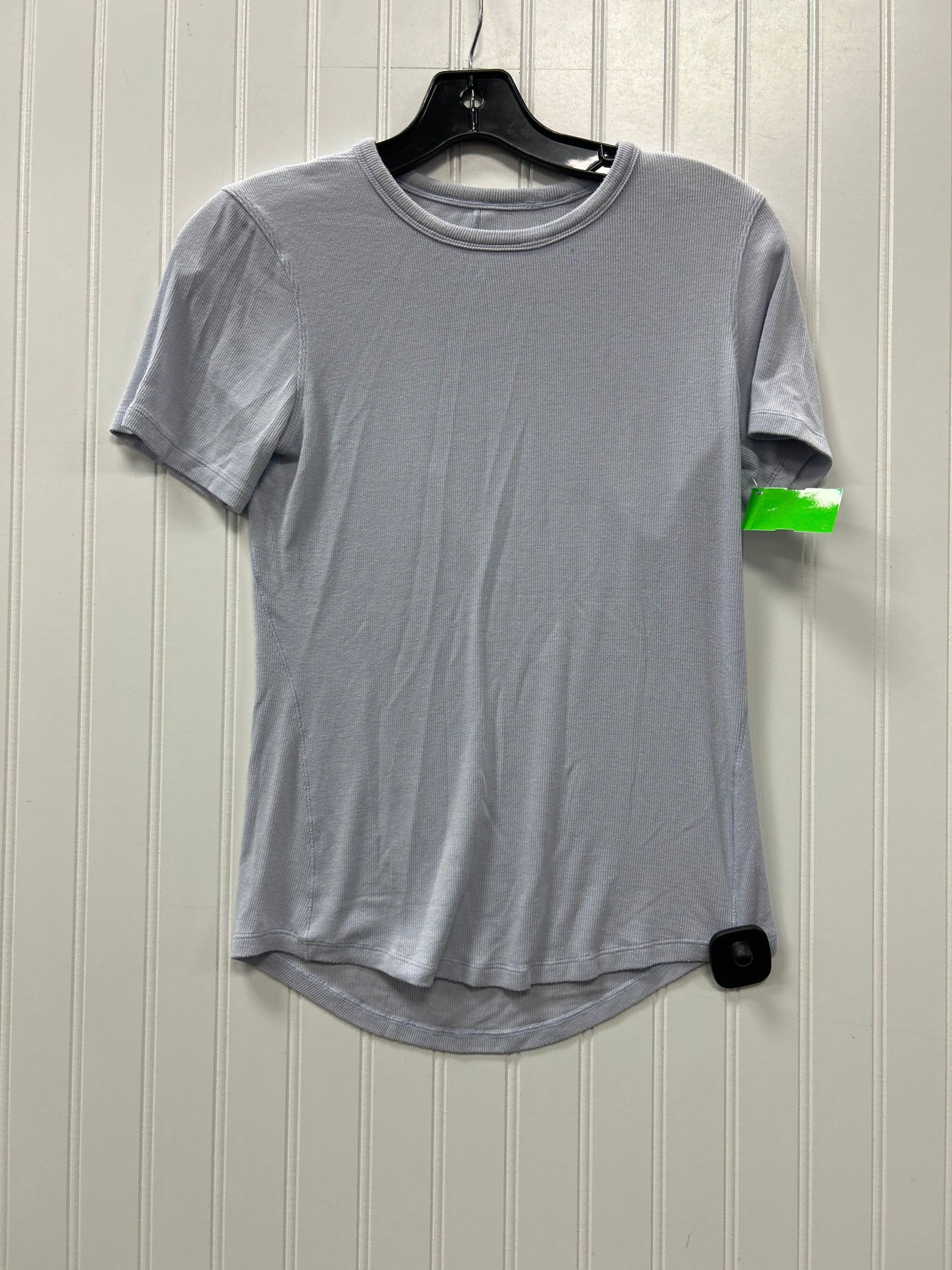 Athletic Top Ss By Lululemon In Blue, Size:S