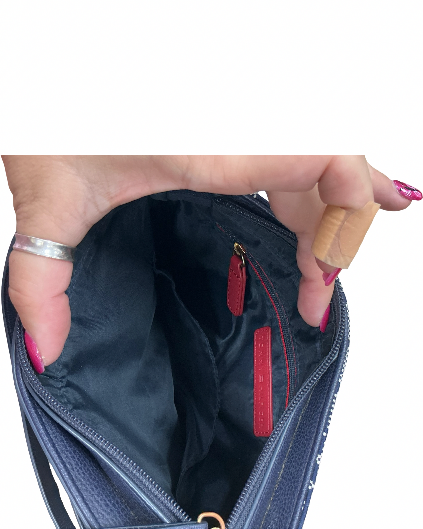 Crossbody By Tommy Hilfiger In Navy, Size:Medium