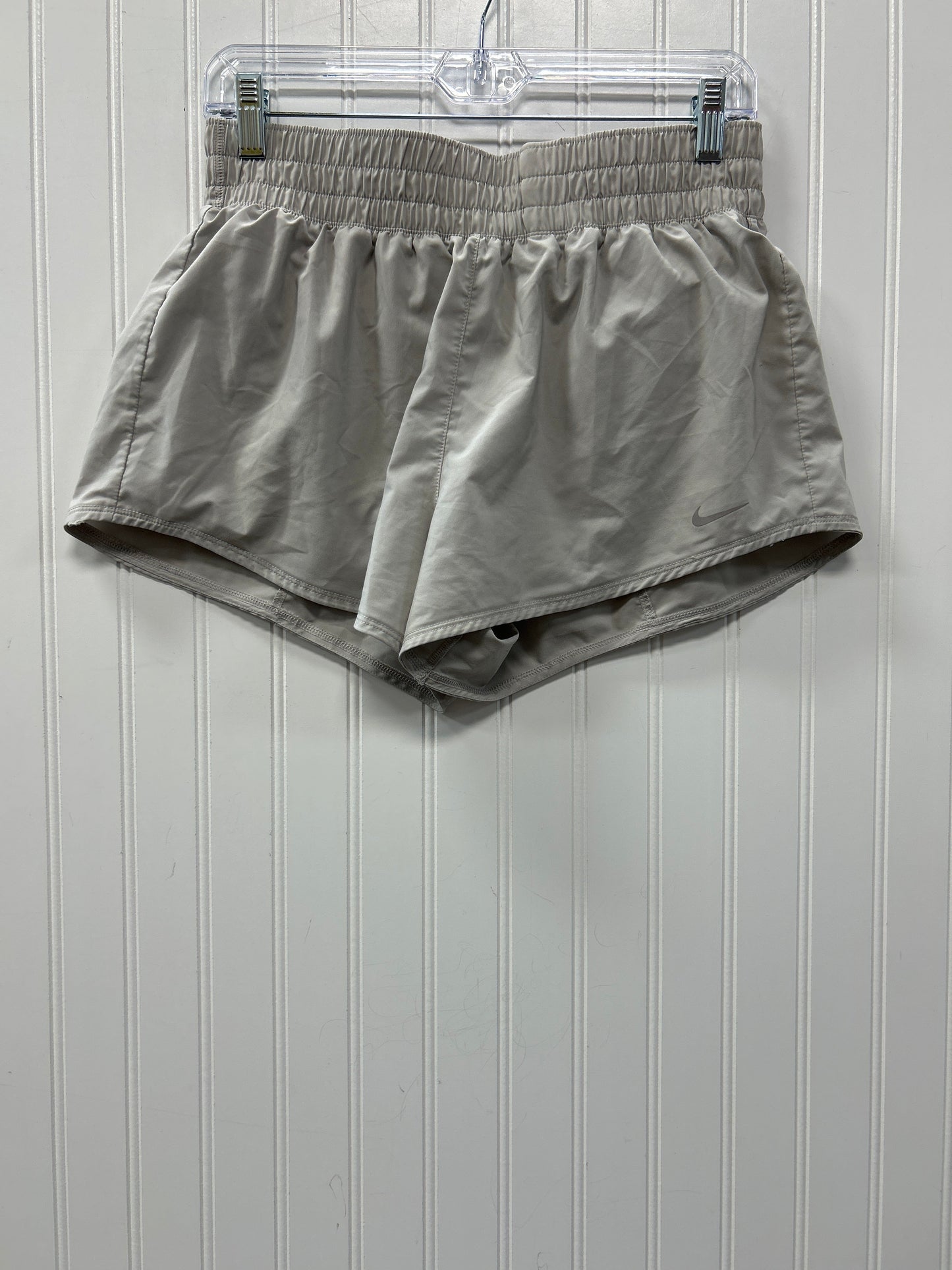 Athletic Shorts By Nike Apparel In Cream, Size:M