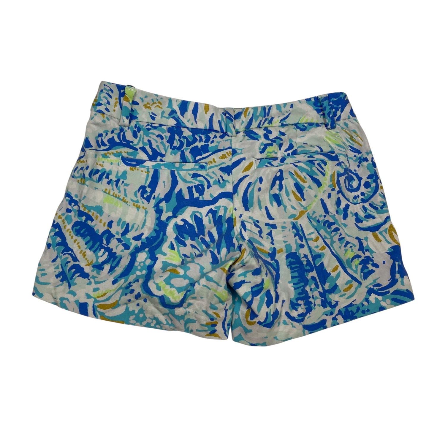 Shorts Designer By Lilly Pulitzer In Blue & White, Size:0