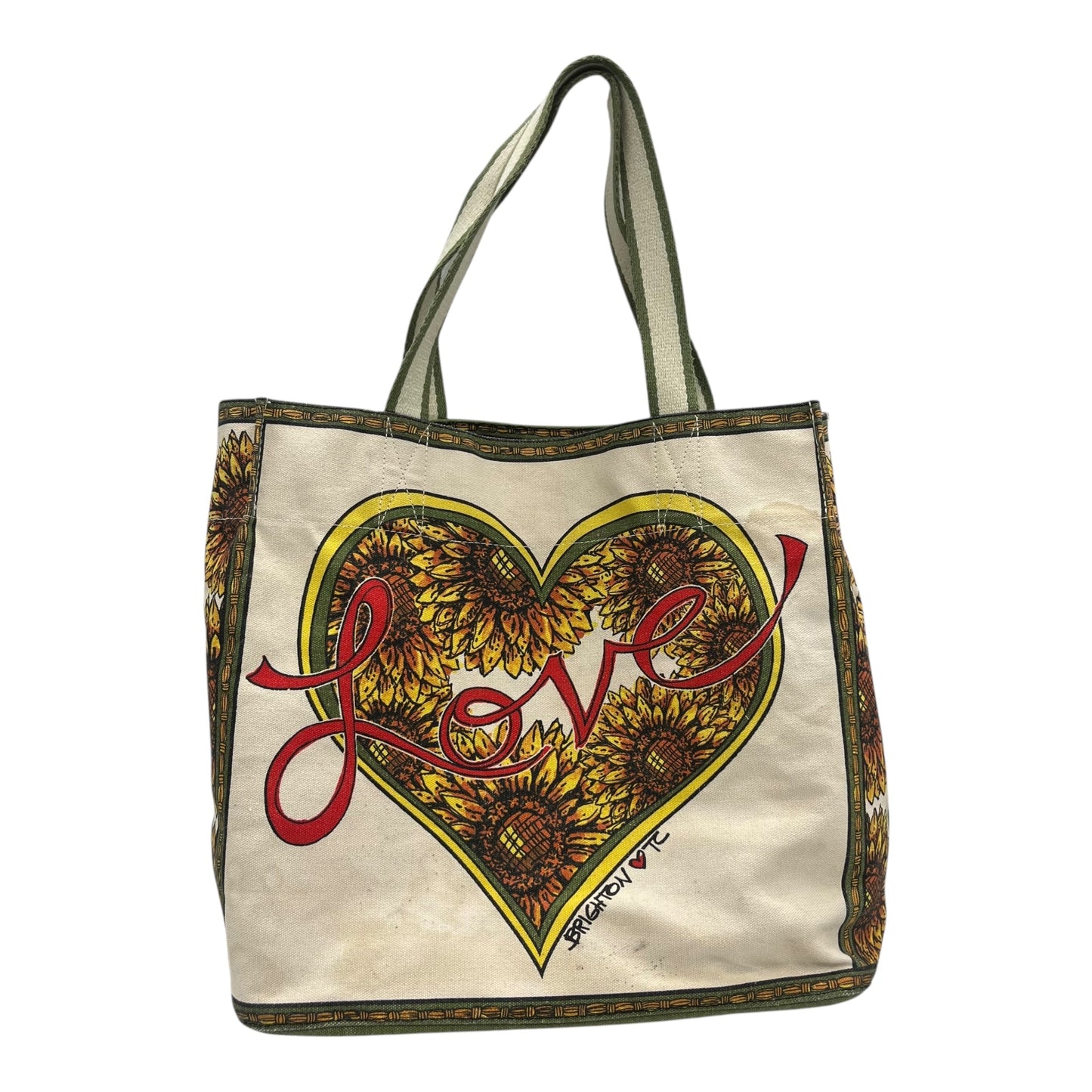 Tote By Brighton In Cream, Size:Large
