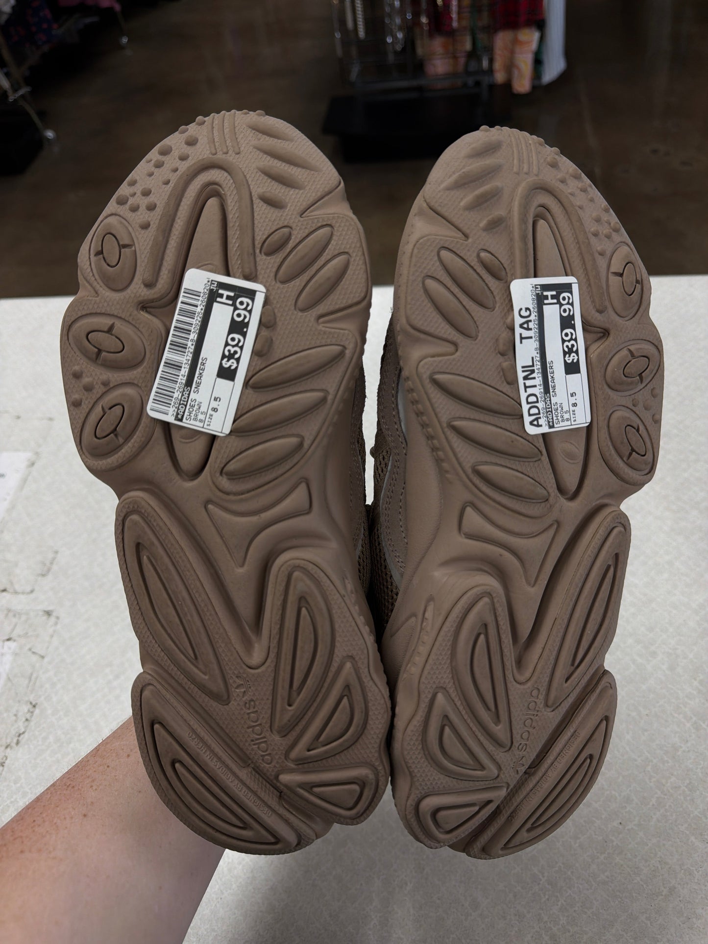 Shoes Sneakers By Adidas In Brown, Size:8.5