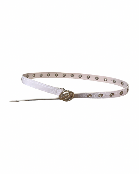 Belt By Clothes Mentor In Cream