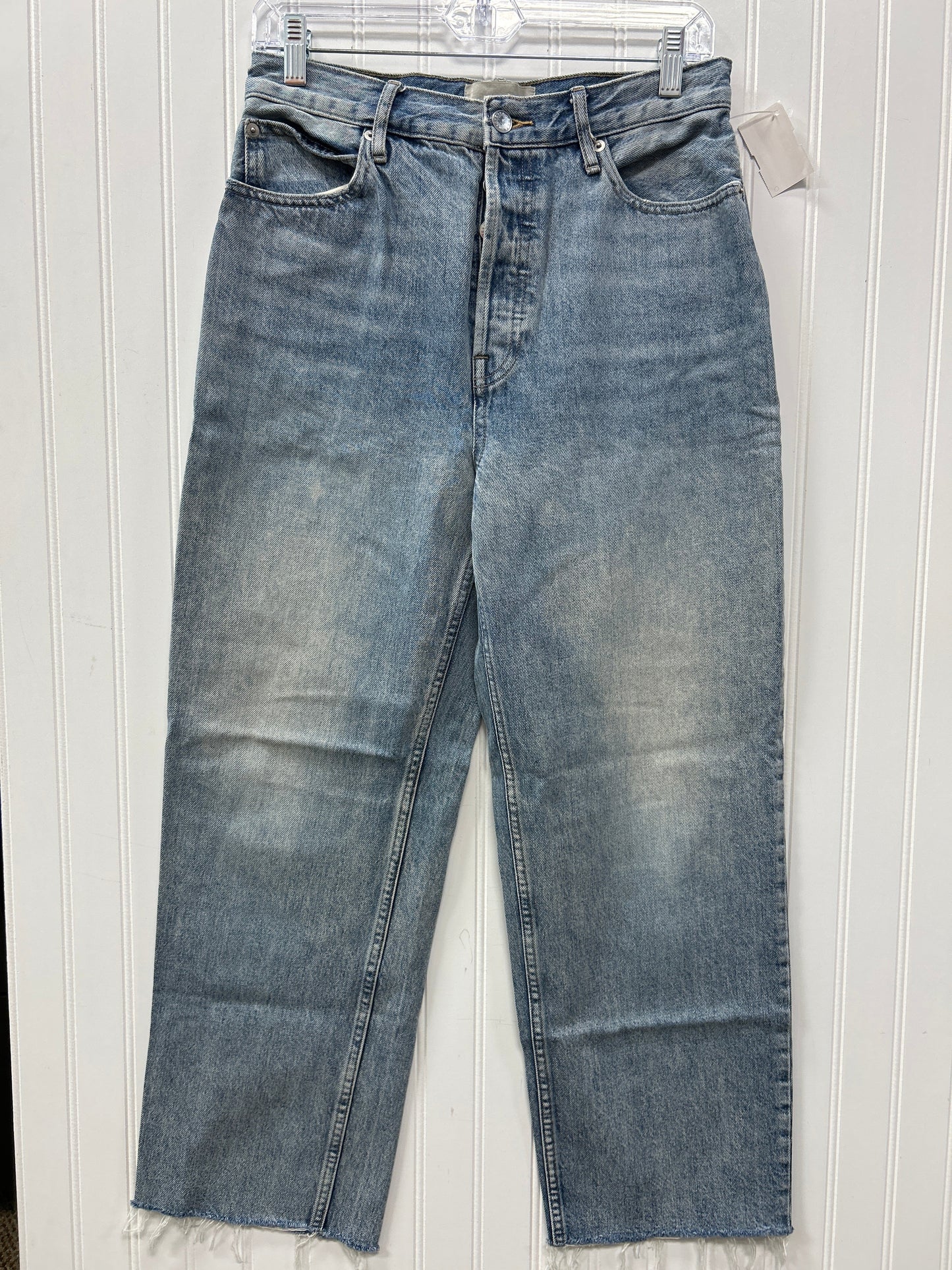 Jeans Straight By Everlane In Blue Denim, Size:6
