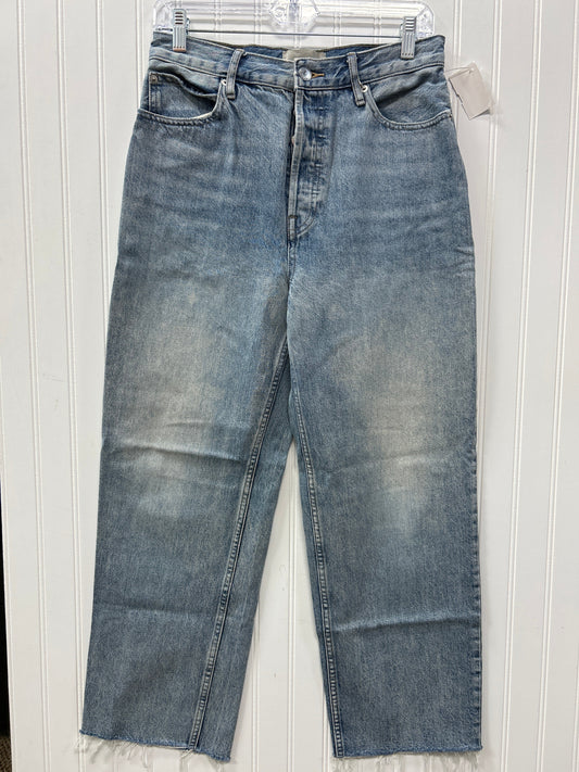 Jeans Straight By Everlane In Blue Denim, Size:6