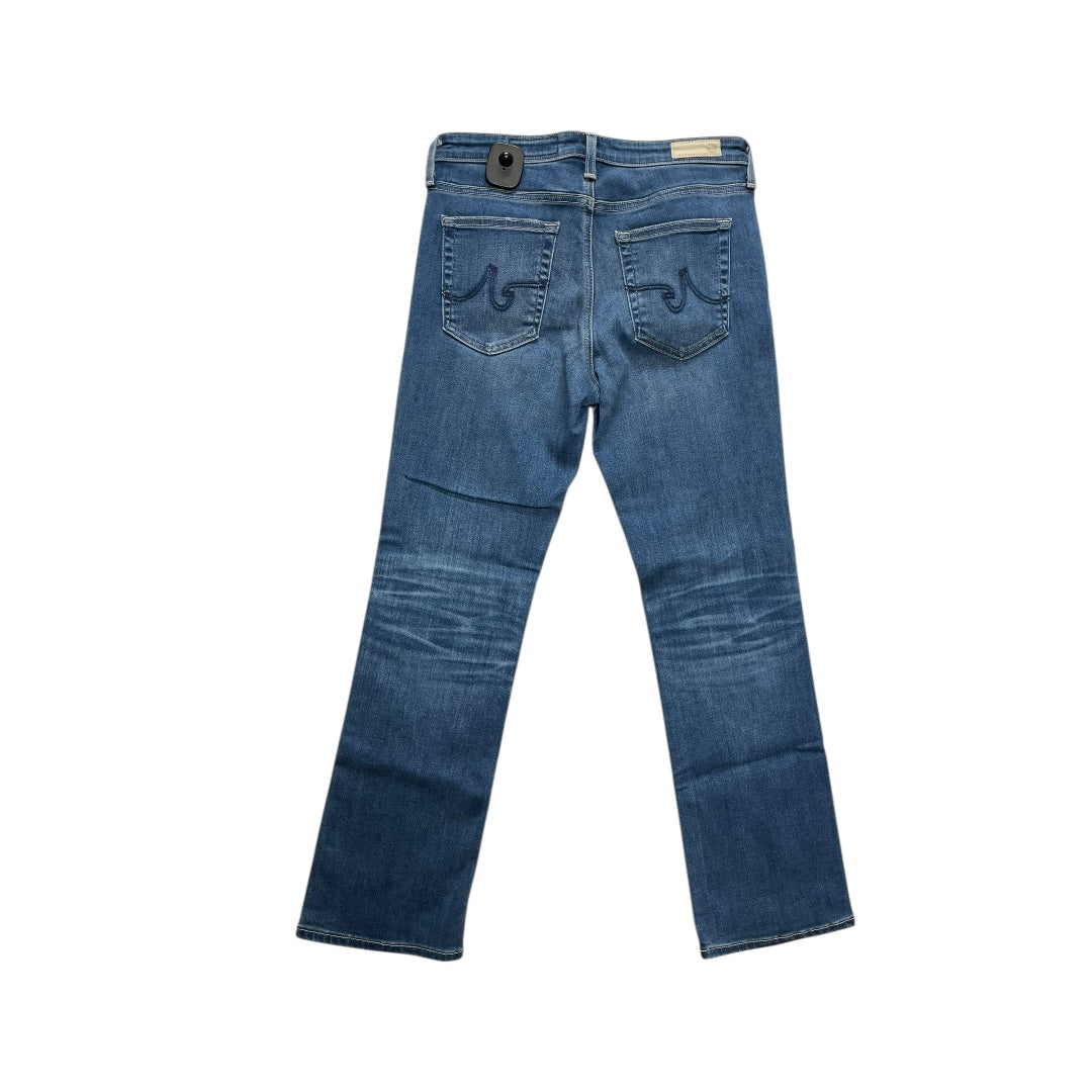 Jeans Cropped By Adriano Goldschmied In Blue Denim, Size:6