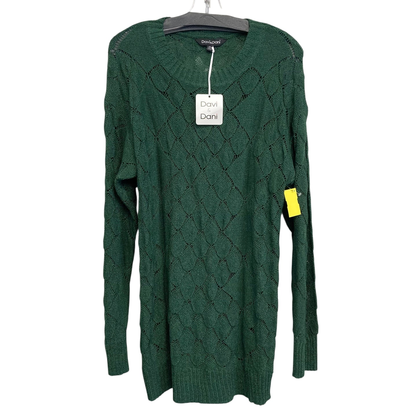 Sweater By Davi & Dani In Green, Size:2X